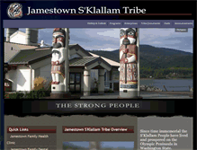 Tablet Screenshot of jamestowntribe.org